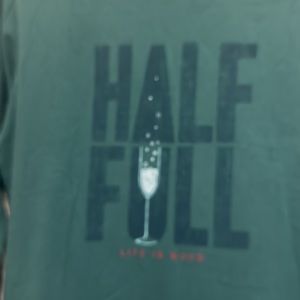 Life is Good long sleeved green t-shirt